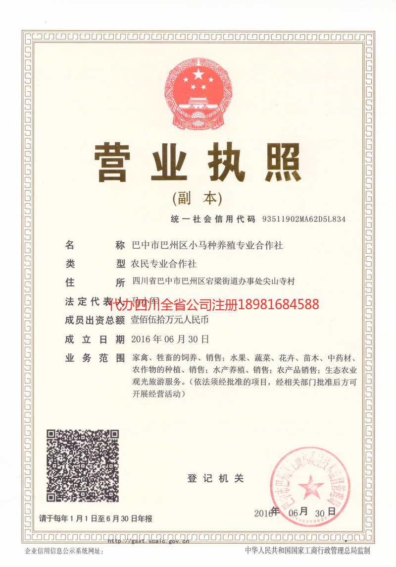 通化通化小马种养殖专业合作社